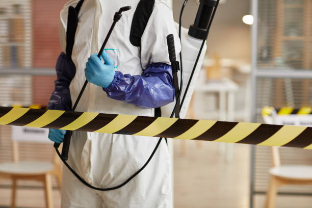Professional Biohazard Cleanup technician working in Longmont, CO
